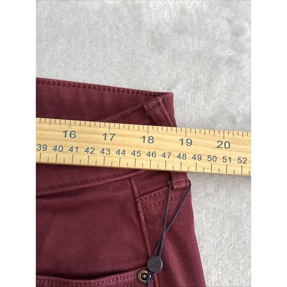 NYDJ Marilyn Straight Plum Purple Jeans Women's Sz 18W High Rise Lift Tuck NWT - Picture 3 of 14